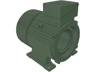 Siemens Electric Motor 3D Model