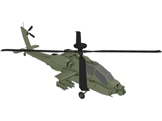 Boeing AH-64D Apache Longbow 3D Model