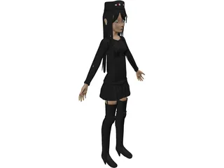 Andr the EnderGirl 3D Model