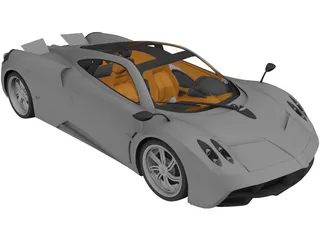 Pagani Huayra 3D Model