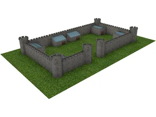 Castle 3D Model