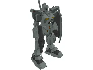 Gundam RGM-79N GM Custom 3D Model