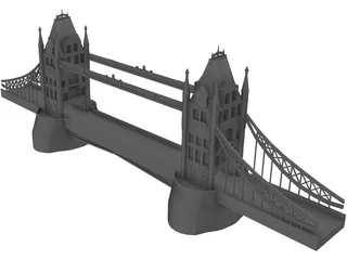 London Tower Bridge 3D Model