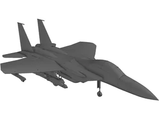 McDonnell Douglas F-15A 3D Model