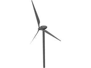 Wind Turbine 3D Model