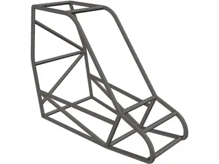 Baja Frame 3D Model