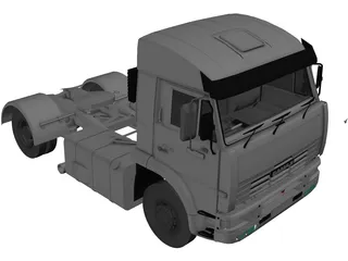 Kamaz 6460 Truck 3D Model