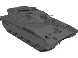 Merkava Tank 3D Model