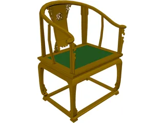 Chinese Chair 3D Model