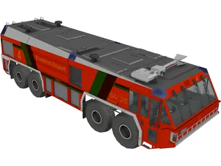 Rosenbauer Simba 8x8 3D Model