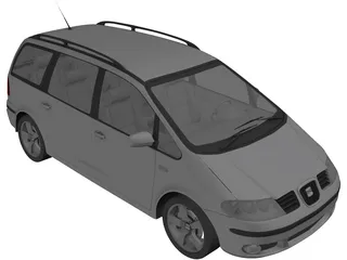 Seat Alhambra 3D Model