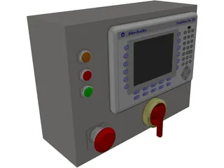 Allen-Bradley PanelView Plus 700 Tester 3D Model