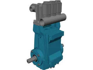 CAT 2510 High Pressure Pump 3D Model