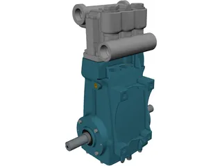 CAT 3520 High Pressure Pump 3D Model