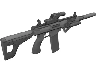 XM18 3D Model