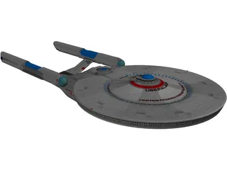 Star Trek USS Paladin 3D Model