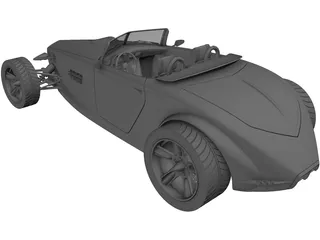 Sabre Hot Rod Concept 3D Model