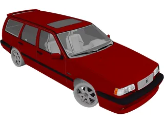 Volvo 850 R (1997) 3D Model