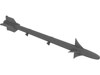 AIM-9 Sidewinder 3D Model