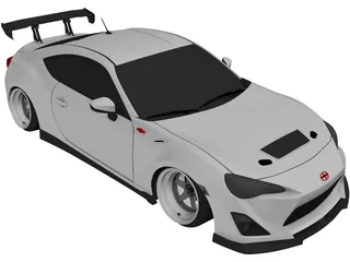 Scion FR-S (2013) [Tuned] 3D Model