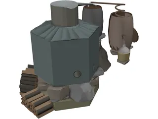 Moonshine Still 3D Model