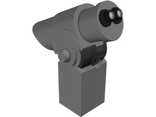 Public Binoculars 3D Model