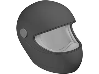 Motorcycle Helmet 3D Model