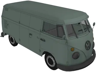 Volkswagen Kombi Type 2 3D Model