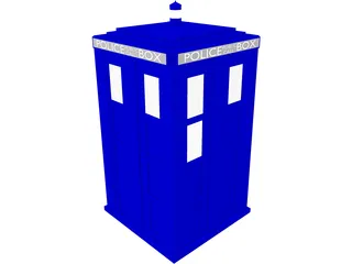 Doctor Who Tardis Exterior 3D Model