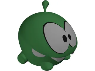 Cut Om Nom 3D Model