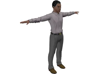 Business Man 3D Model