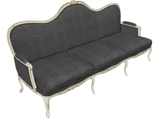 Chevigny Sofa 3D Model