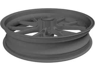 KTM Duke 2 Front Wheel 3D Model