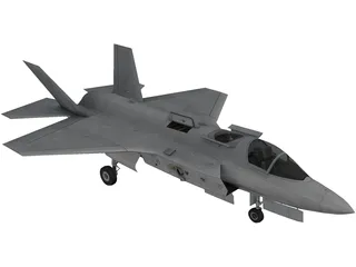 Lockheed Martin JSF F-35 3D Model