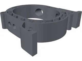 13B PP Engine Rotor Housing 3D Model