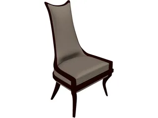 Wooden Chair 3D Model