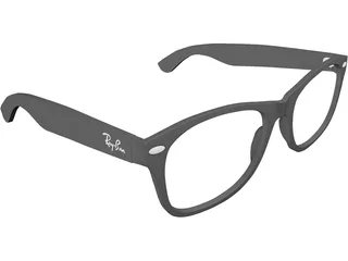 Rayban Glasses 3D Model
