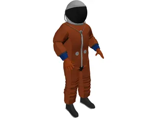 Astronaut 3D Model