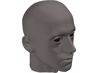 Man Head 3D Model