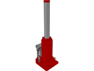 Hydraulic Jack 3D Model