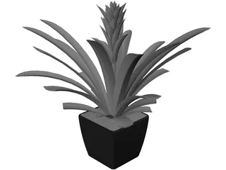 Potted Plant 3D Model