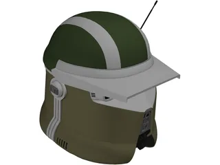 Star Wars AT-TE Gunner Helmet 3D Model