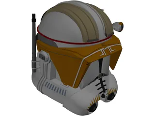 Commander Cody Helmet 3D Model