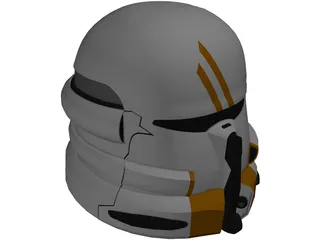 Airborne 212 Helmet 3D Model