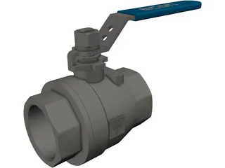 Valve 2 inch 3D Model