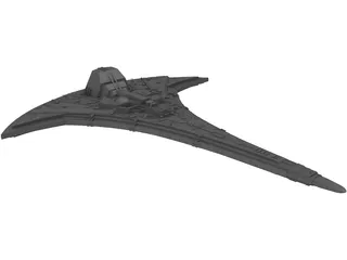 Star Gate Destiny Ship 3D Model