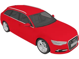 Audi S6 Avant (2013) 3D Model