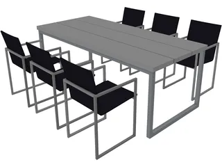 Dining Set 3D Model