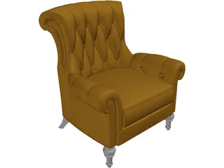 Single Sofa 3D Model