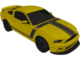 Ford Mustang Boss 302 (2013) 3D Model